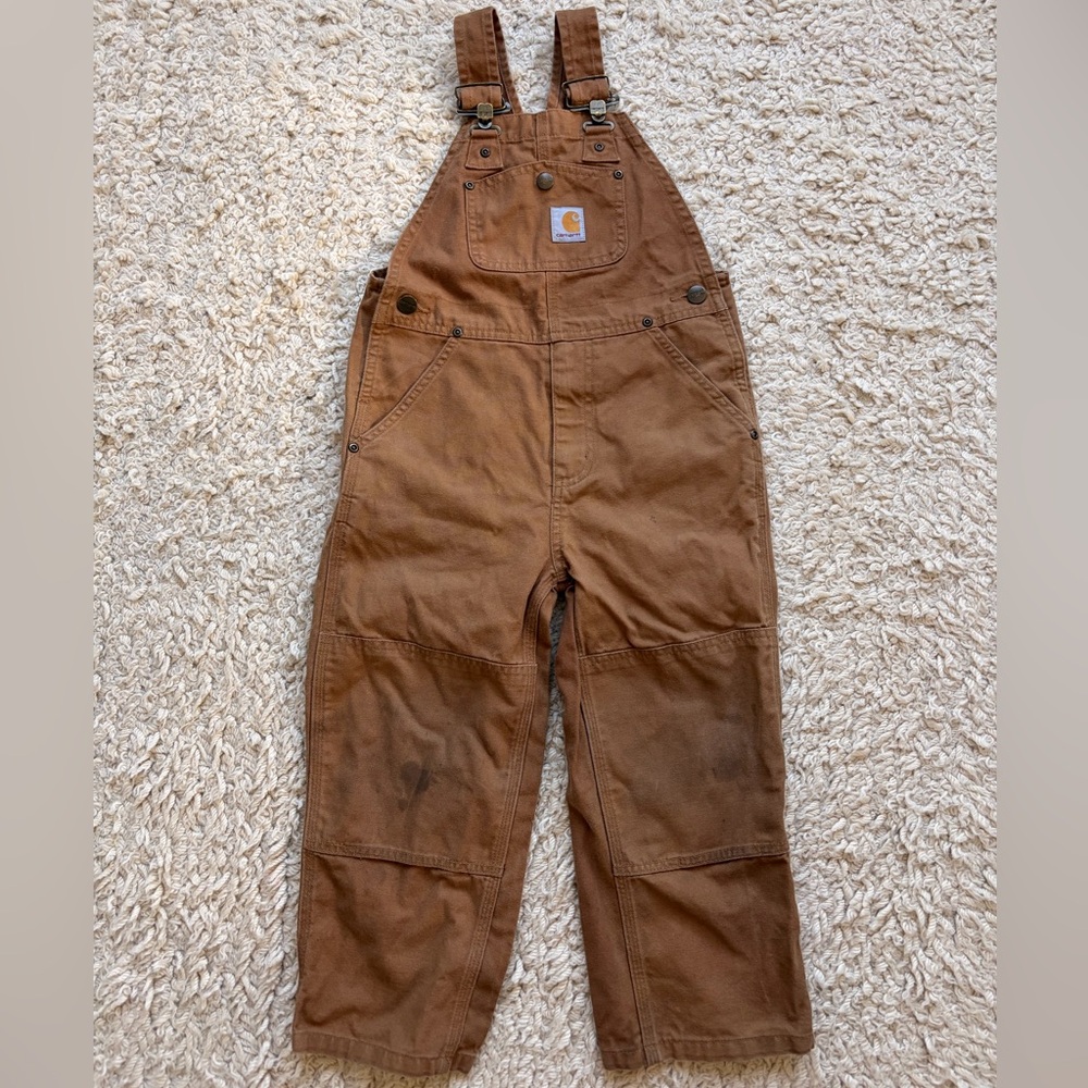 Carhartt Kids Tan Overalls